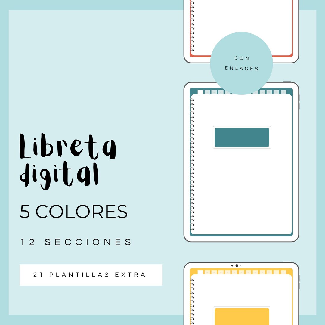Interactive Digital Notebook | PDF With Internal Links to 12 Categories ...