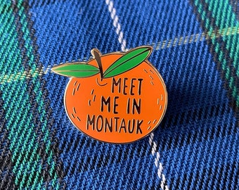 Eternal Sunshine Of The Spotless Mind "Meet me in Montauk" Clementine Enamel Pin