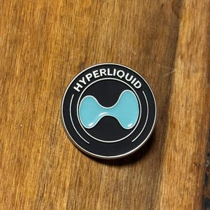 HYPE Coin Crypto, Hyperliquid Pin - Blockchain Art Pin