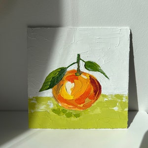 still life clementine painting, citrus orange wall art, kitchen tangerine fruit art, mandarin painting, dining room kitchen wall art set