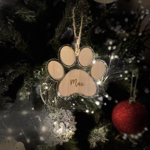 Personalised Dog Christmas Tree Decoration zdjęcie 1