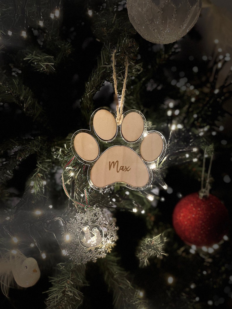 Personalised Dog Christmas Tree Decoration zdjęcie 1