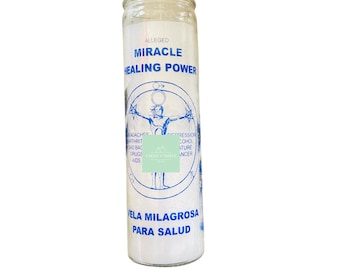 Miracle Healing Power, Healing Candle, Vela Milagrosa para salud, Vela Milagrosa