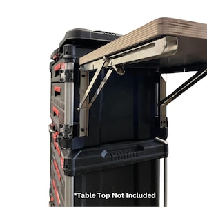 Milwaukee Packout fällbordsfästen | Fällbordssats för anpassad arbetsyta