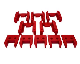 Wall Mount Compatible with Milwaukee M18 Battery & Milwaukee Tool - 10 Pack | Organise Your Tools  Batteries