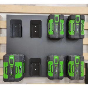 EGO Battery Wall Mount – Secure Storage for EGO 56V Batteries - 3D Printed Tools - Home Improvement Accessory or Gift For Him