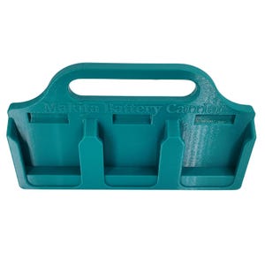 Makita 18 V-batterijhouder – houder met 4 of 6 sleuven – Bewaar Makita 18 V-batterijen met dit 3D-geprinte gereedschap | Perfect doe-het-zelfcadeau voor hem