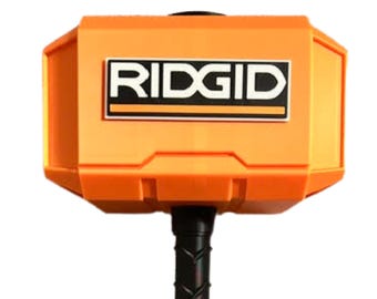 RIDGID Thor’s Hammer Display & Collectors Piece - Heavy-Duty Shop Decor