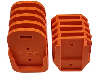 AEG/Rigid 18v Werkzeug- und Batteriehalter - Benutzerdefinierte 3D-gedruckte Werkzeug-Aufbewahrungslösung