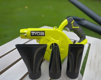 Ryobi R18TB-0 Blower Nozzles: 3D Printed PETG Set