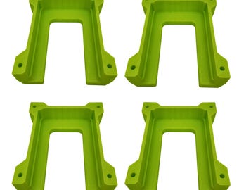 Ryobi 4x Tool Holders - Custom 3D Printed Wall Mount Storage Rack for Drills & Impact Drivers