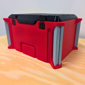 Tool Box Style Desk Organiser | Desk Caddy with Inserts & Lid | 3D Printed in PETG