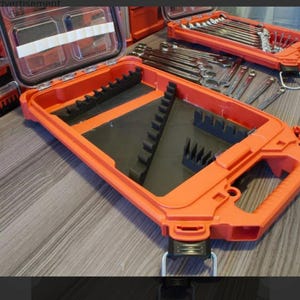 Milwaukee Packout Spanner Holder | Custom Wrench Organizer for Low-Profile Compact Packout Box -3D Printed Tools