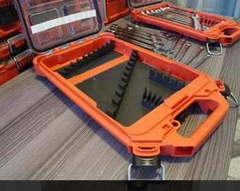 Milwaukee Packout Spanner Holder | Custom Wrench Organizer for Low-Profile Compact Packout Box -3D Printed Tools