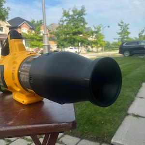 Acessório de bico compacto para soprador de folhas DeWalt 60V | DCBL772 DCBL777 | Secagem de carros e motos, limpeza de oficinas