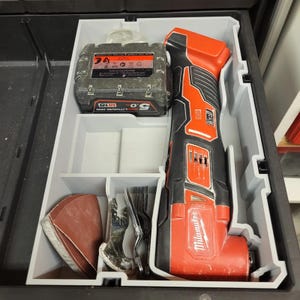 Milwaukee M18 Multitool Packout Insert: Reversible 3D-Printed Tool Organizer