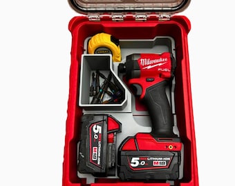 Milwaukee Packout Insert - Gen 3 M18 FUEL Impact Driver + 2-Battery Holder