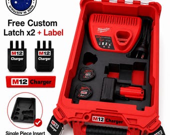 Milwaukee Packout M12 Charger & Battery Insert - 48-22-8435 Compact Organiser