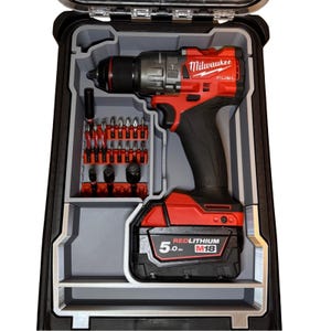 Milwaukee M18 FPD3 Drill Packout Inlay: 3D Printed Tool Organizer
