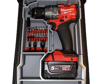 Milwaukee Packout Einlage – M18 FPD3 Bohrerhalter, passend für Compact Packout Organizer