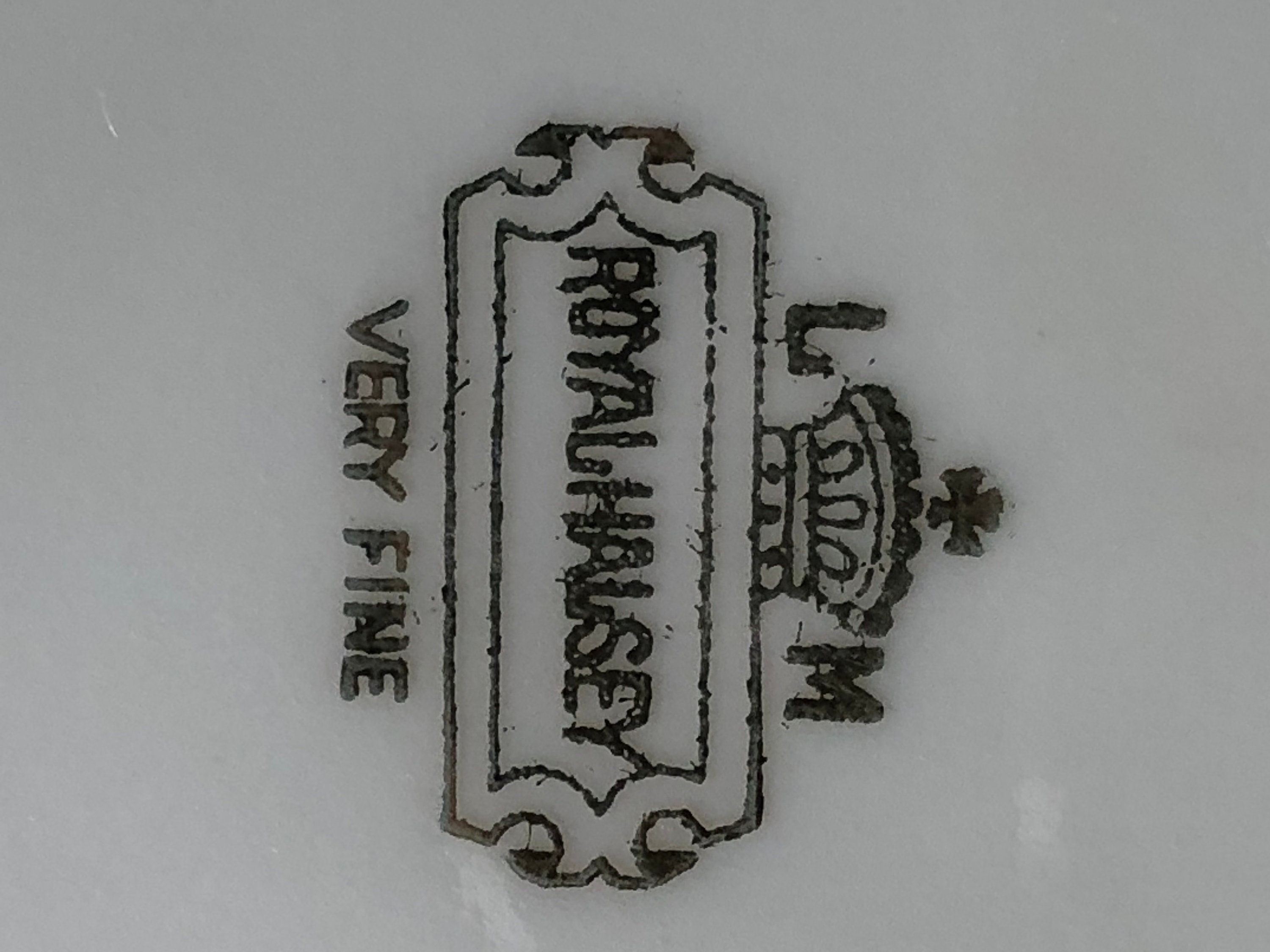 LM Royal Halsey Fine China Cup & Saucer Etsy