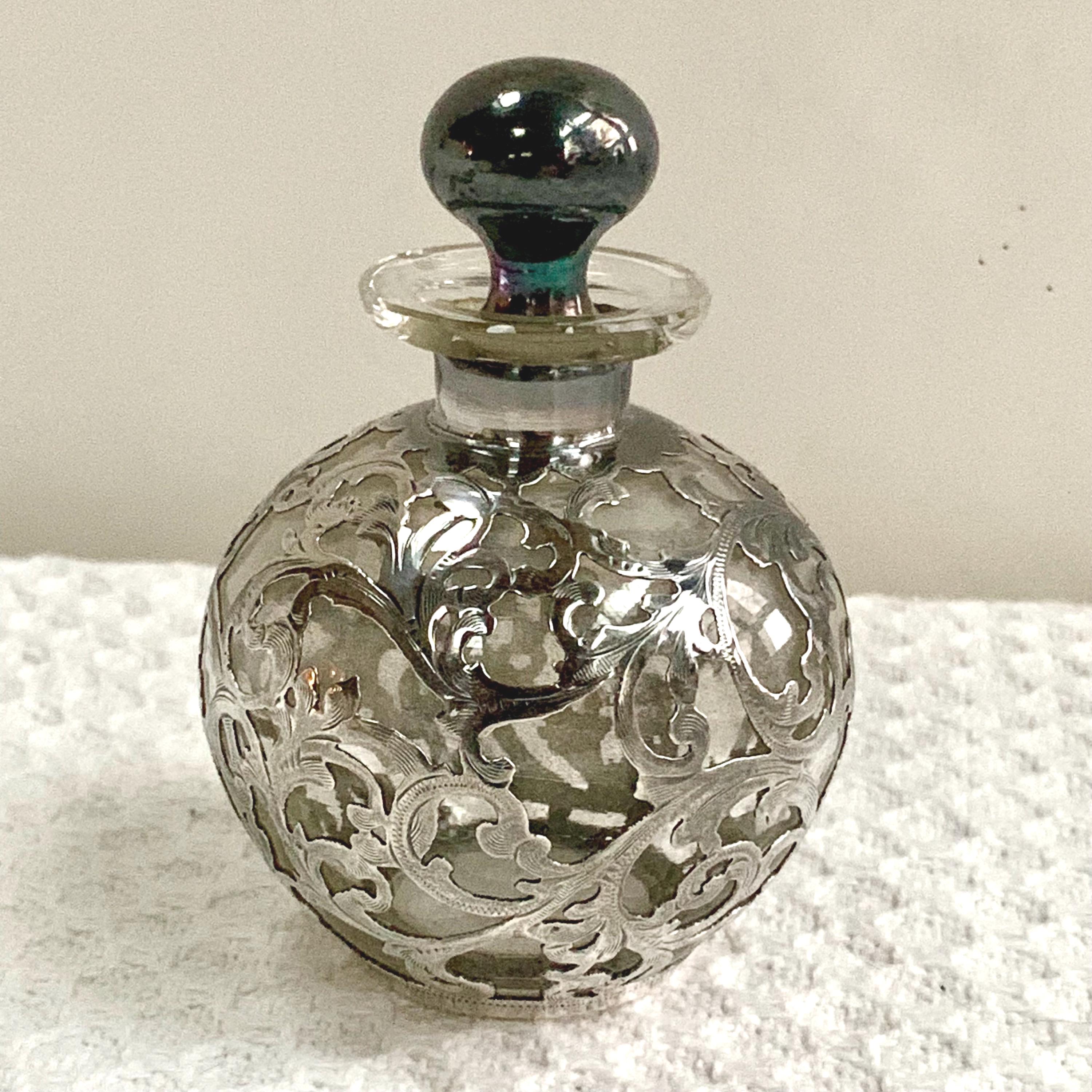 Sterling Silver Perfume Bottle - Etsy