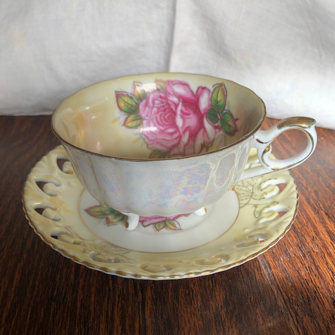 LM Royal Halsey Fine China Cup & Saucer Etsy