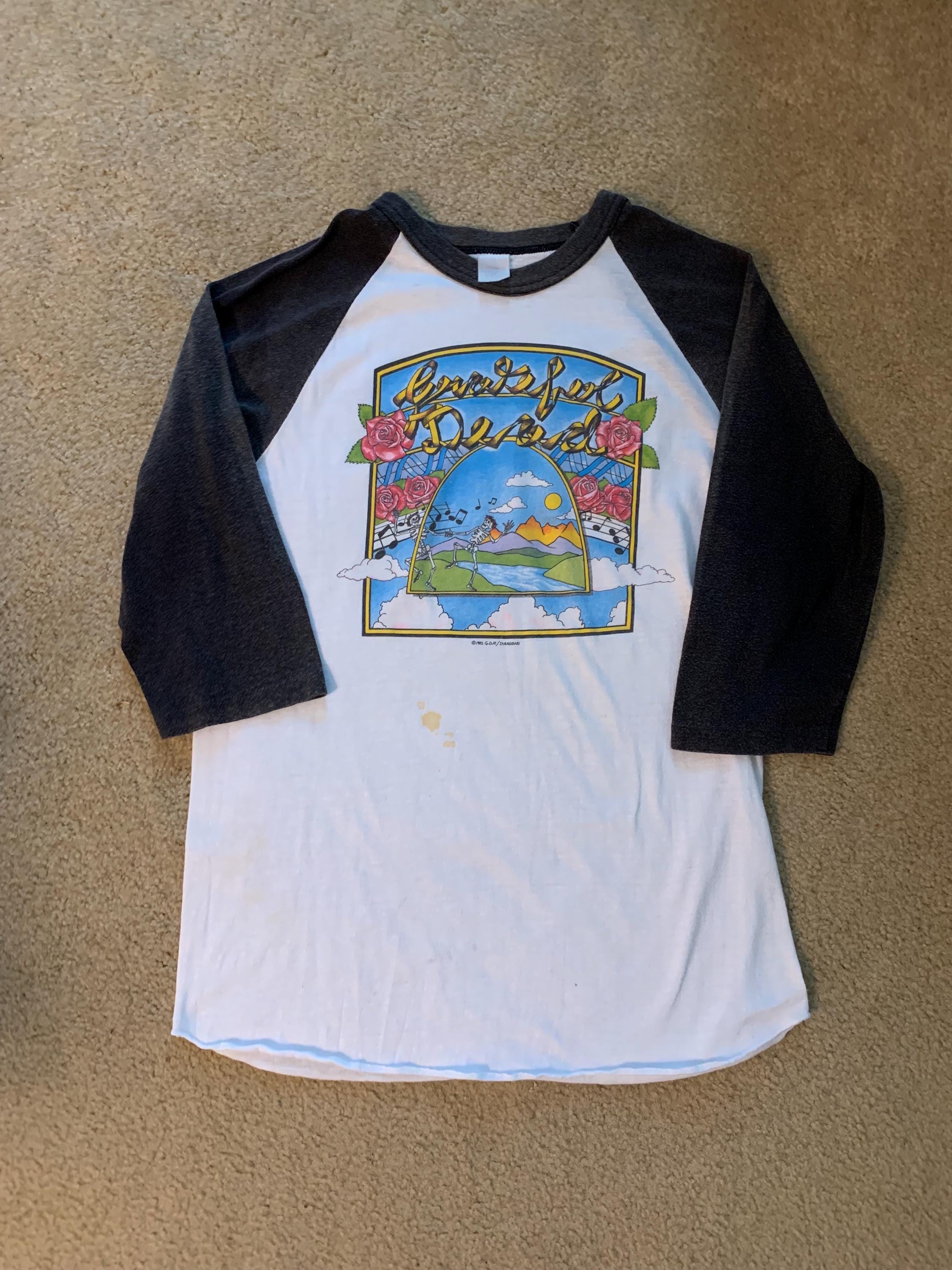 Grateful Dead Raglan - Etsy