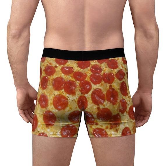 Men's Pepperoni Pizza Boxer Briefs, Fun Food Underwear. -  Canada