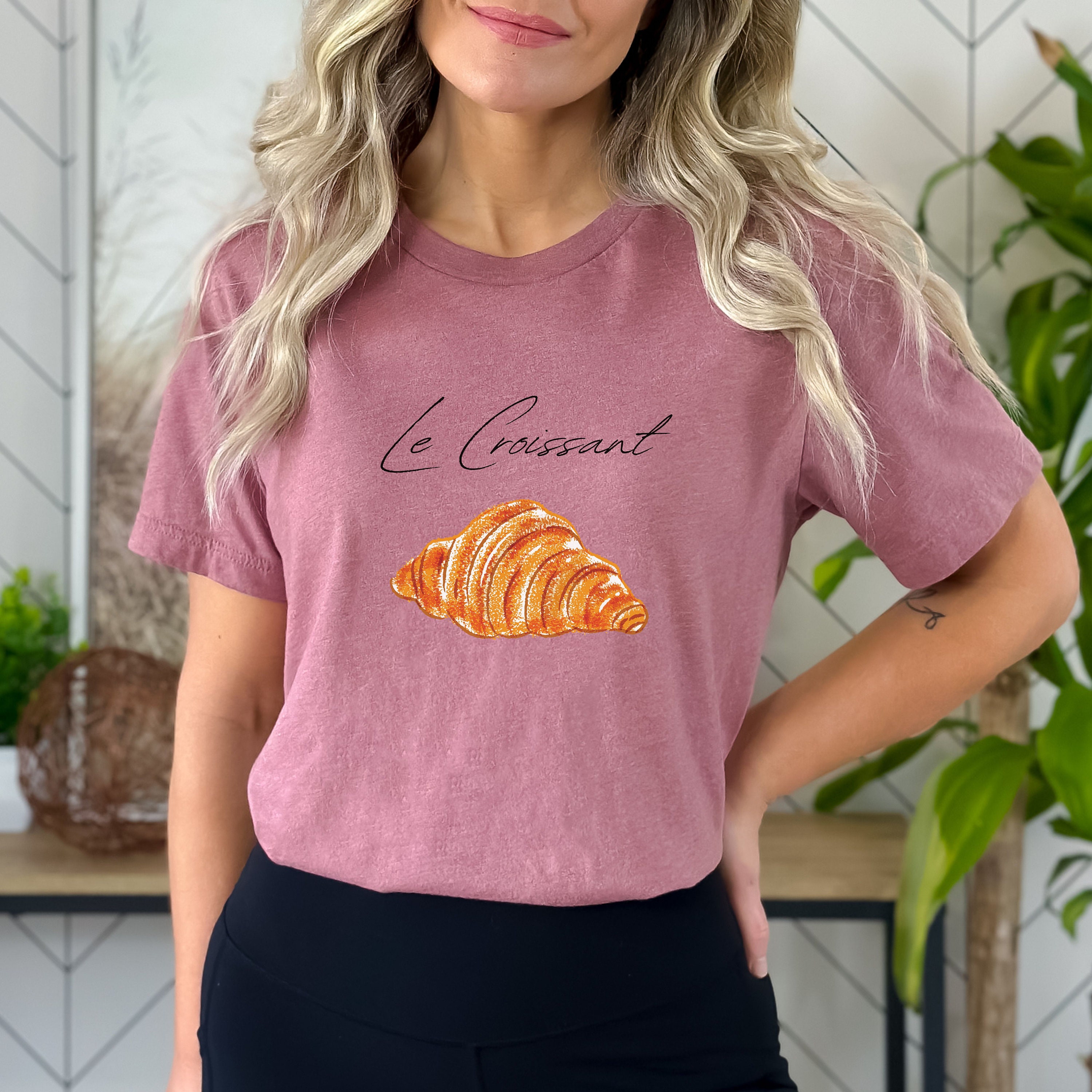 ★marie claire ★ Paris Croissant Short Sleeve T-Shirt Designer fashion, Seoul-fully created | W Concept