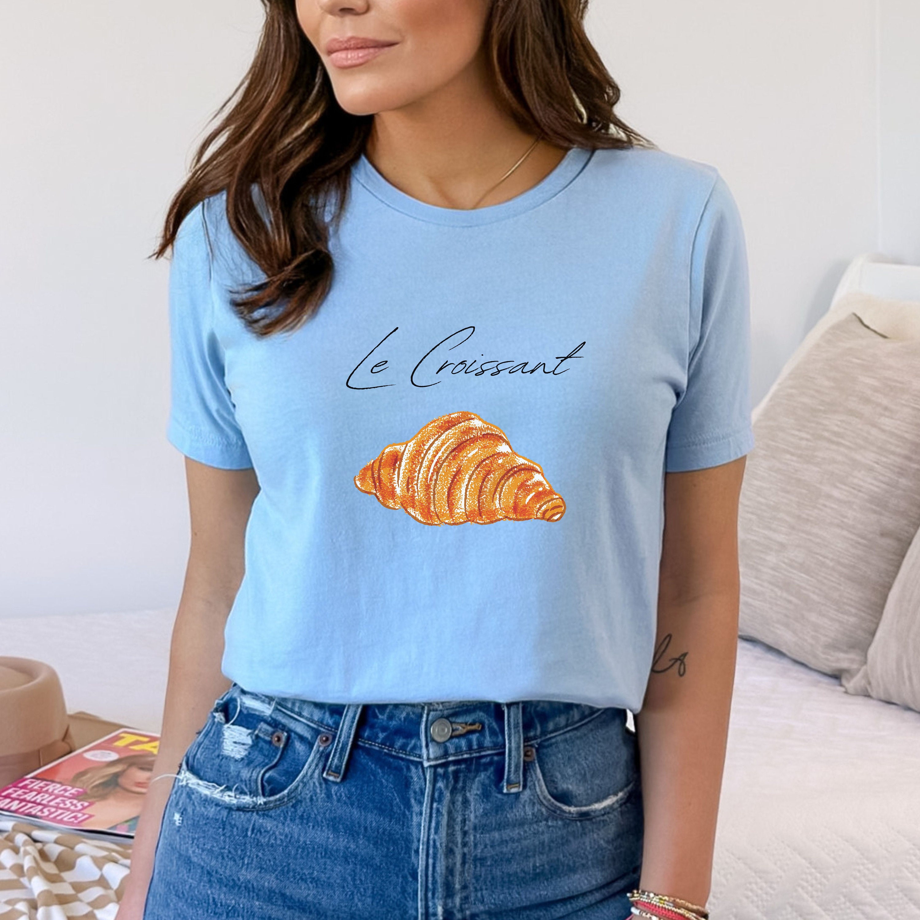Le Croissant Shirt, Croissant Lover Shirt, Pastry Shirt