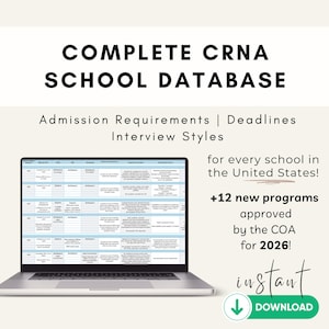 CRNA School Database: Admissions, Requirements, Program Details, Program-Specific Interview Styles