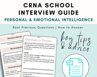 Emotional Intelligence & Personal CRNA School Interview Questions