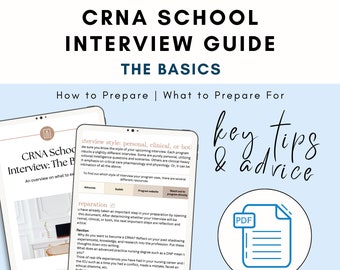 Interview Basics: CRNA School Interview Tips