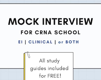 CRNA School Mock Interview