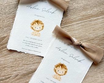 Geboortekaarten baby Geburtskarten tarjetas de anuncio de nacimiento de bebé de bienvenida geboortekaartjes welkom baby hosgeldin bebek