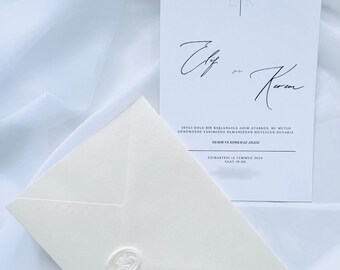 Uitnodigingskaarten bruiloft Hochzeit einladung wedding invitations dugun davetiyesi