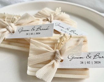 Mini lavendel zeep bedankjes bruiloft henna verloving geboorte Geburt Hochzeit Verlobung gastgeschenke seife personalized soap gift