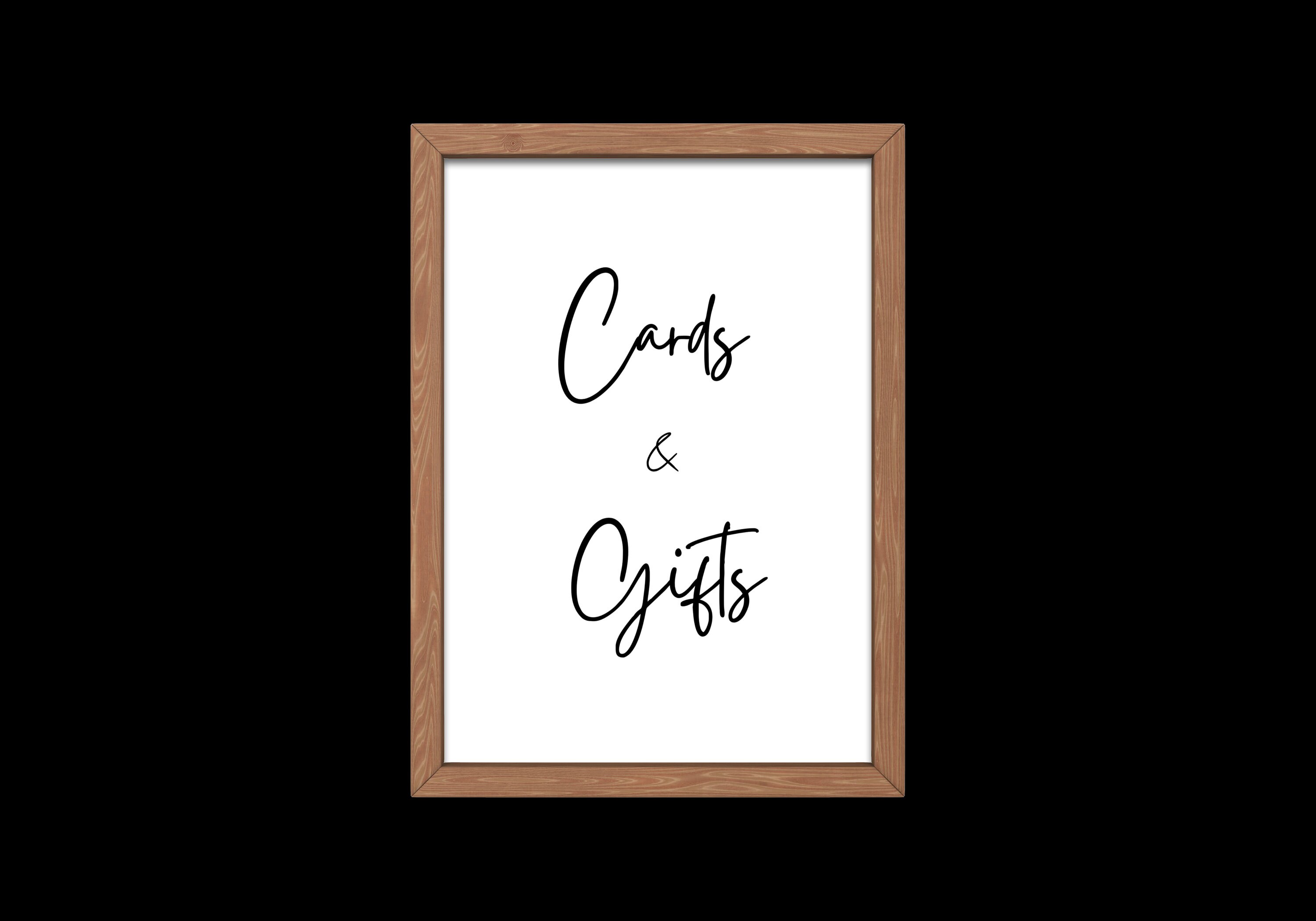 Wedding Cards & Gifts Sign, Wedding Printable, Digital Download