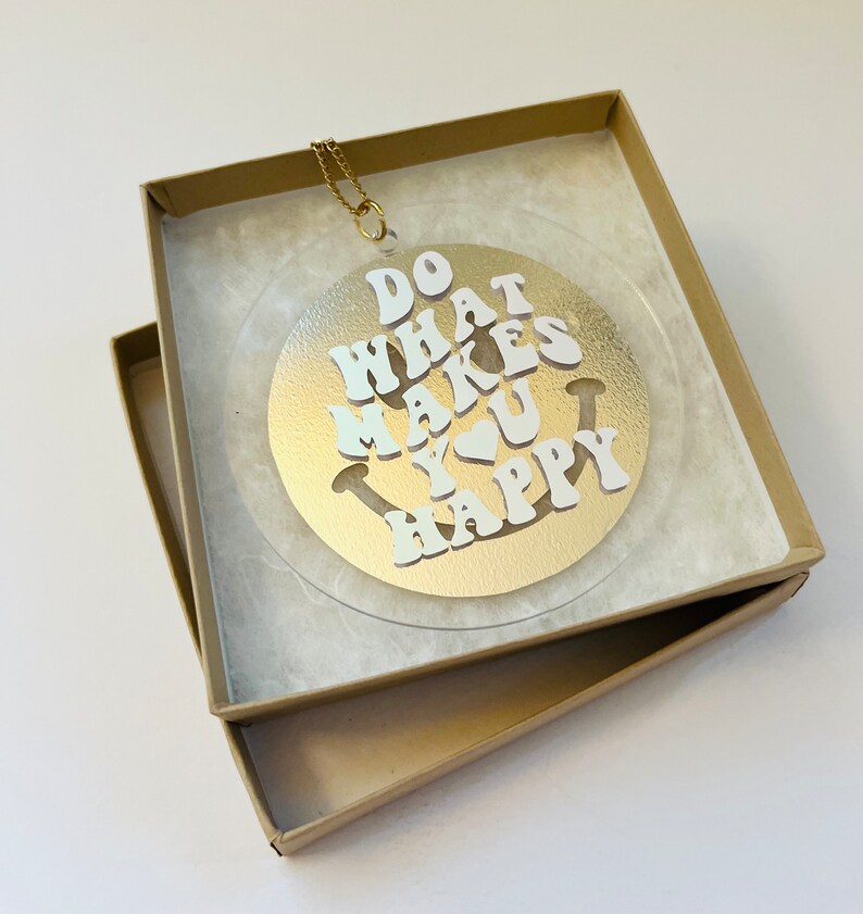 Do What Makes You Happy.message Car Accessory.customized Car Accessory