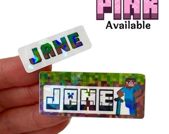 Waterproof Name Stickers- School Name labels-Customized Name Labels for School supplies -Dishwasher Safe Daycare name labels