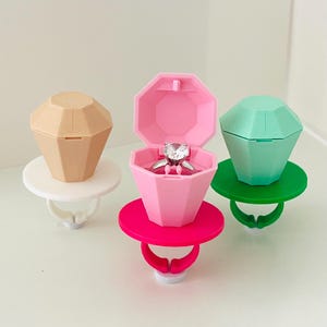 Ring Pop Ring Case I Ring Pop Proposal Box I Ring Pop Engagement Ring Box Fun ring case