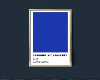 化学のレッスン - アートプリントブック - パントンカラーパレットにインスパイアされたロマンスプリント - ブックアート - デジタルダウンロード