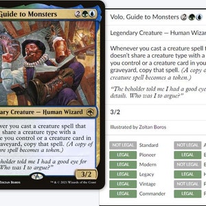 volo guide to monsters mtg commander deck NON-TRIBAL TRIBAL with Volo, Build & Deck Tech Volo, Guide to Monsters [Dungeons