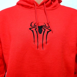 Spiderman Embroidery logo on Hoodie
