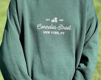 Cornelia Street Taylor Swift Inspired Sweatshirt - Dark Green