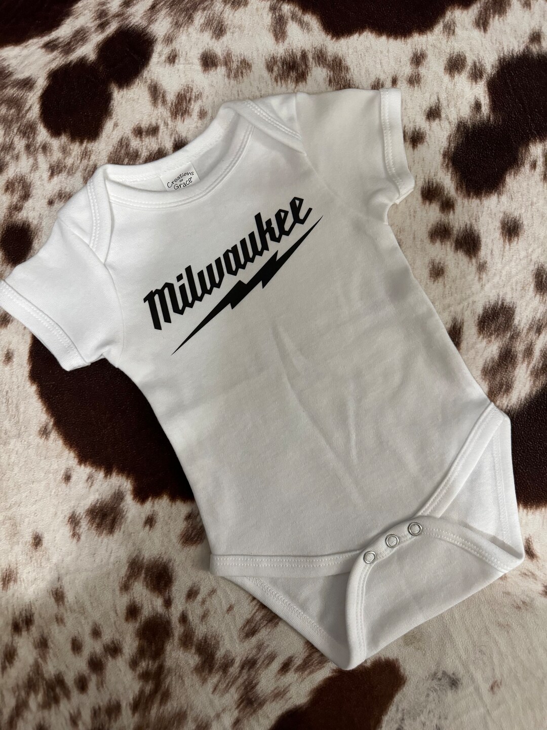 Milwaukee Tool Inspired Baby Onesie Etsy