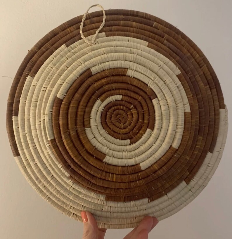 Authentic African Baskets Handwoven in Uganda Wall Art/table Decor Etsy