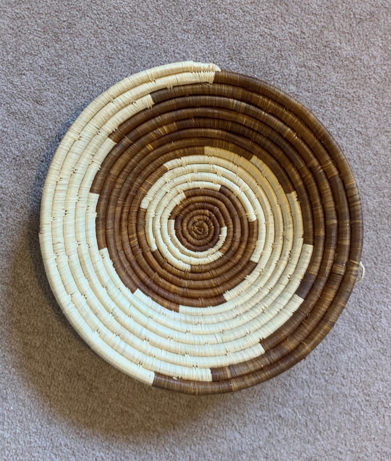 Authentic African Baskets Handwoven in Uganda Wall Art/table Decor Etsy