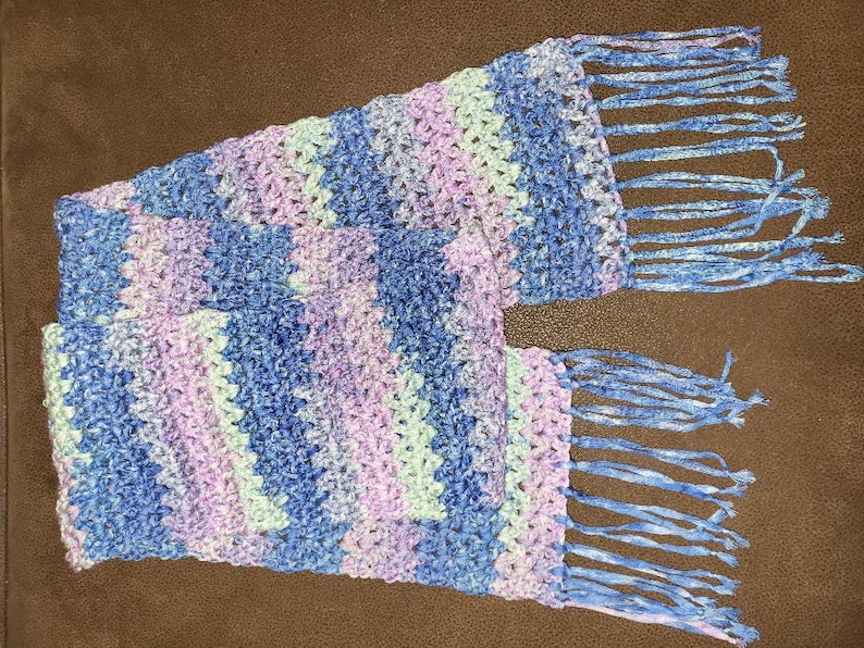 Handmade Crochet Scarves Etsy